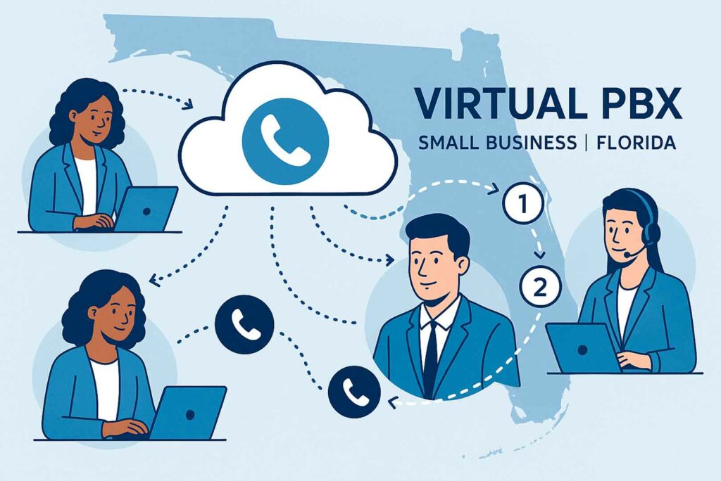 How a Virtual PBX Works – #1 Guide for Florida Business Owners 1 How a Virtual PBX Works