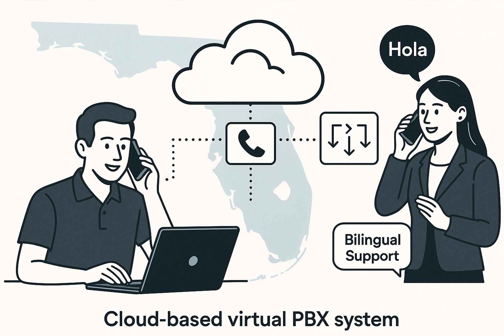 Central Virtual (PBX): La Solución de Telefonía para PYMES en Florida 2025 17 Telefonía para PYMES en Florida