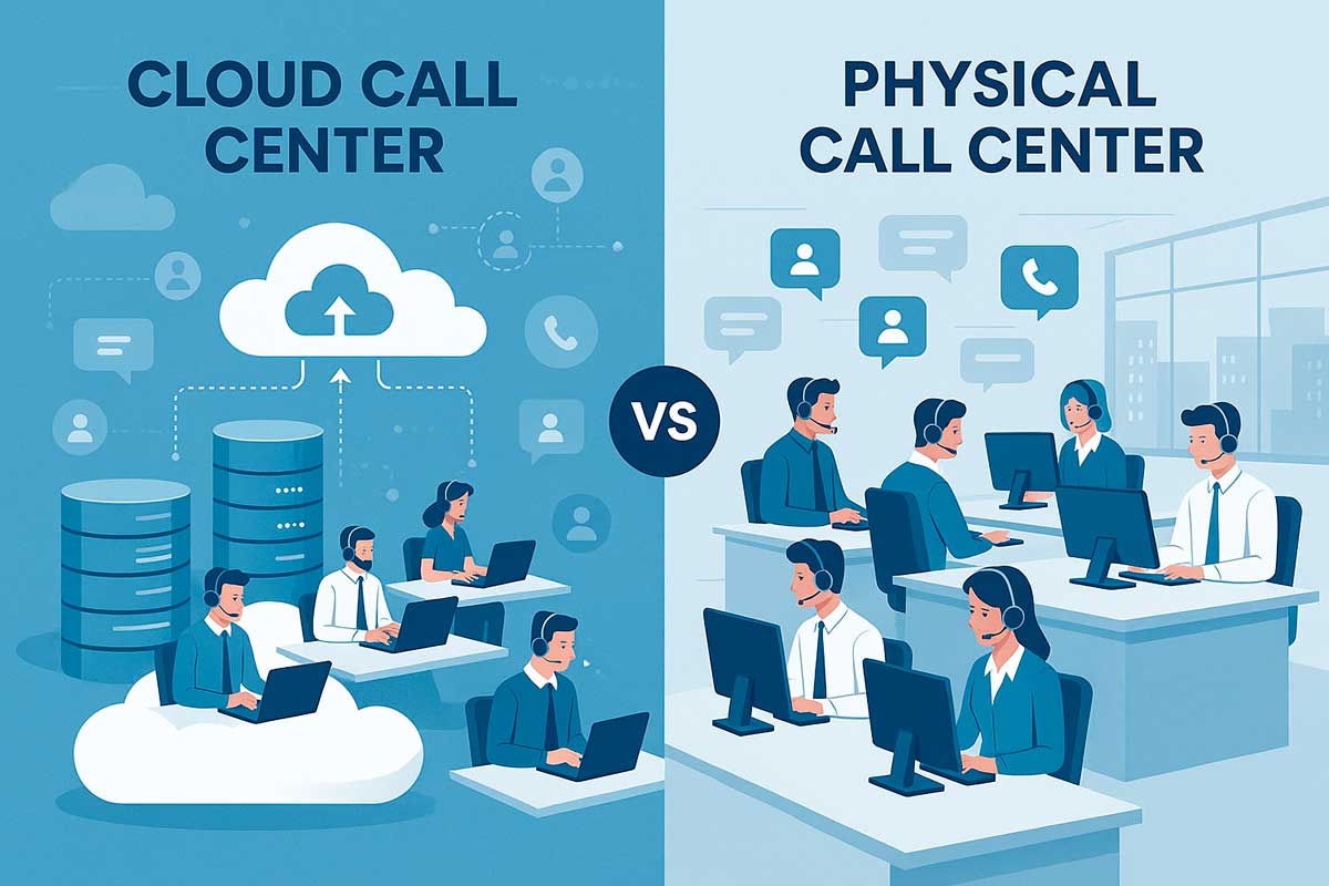 Call Center Físico vs Call Center en la Nube